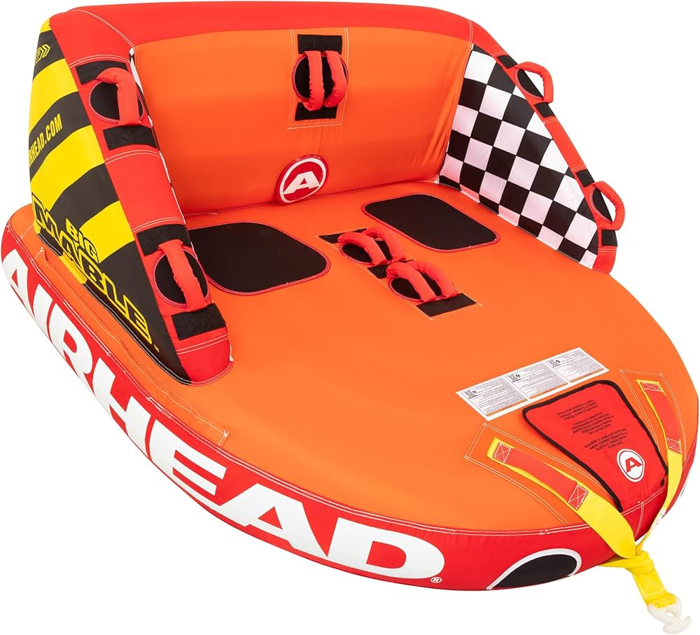 Airhead Mable Towable Tube for Boating, 1-4 Rider Inflatable Boat Tube for Water Tubing, Heavy Du... | Amazon (US)