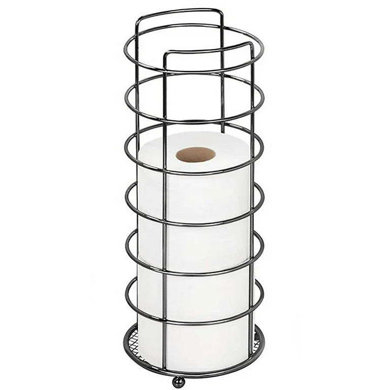 Bath Bliss Freestanding Toilet Paper Holder, Black Onyx | Walmart (US)