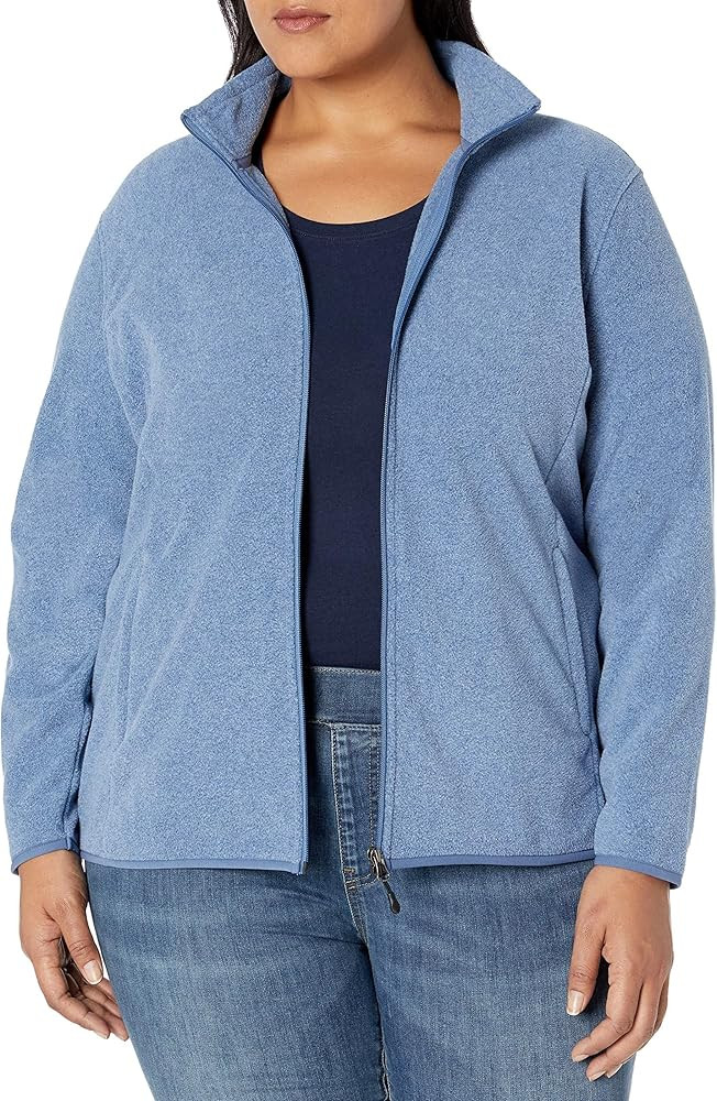 Amazon Essentials Women's Classic-Fit Full-Zip Polar Soft Fleece Jacket (Available in Plus Size) | Amazon (US)