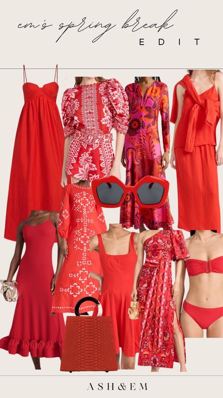Em’s red spring break edit 

Resort wear
Spring break outfits
Vacation clothes
Red dress
Red sundress
Red vacation outfit
Red bikini
Red swimsuit
Red dress
Red shorts

#LTKtravel #LTKstyletip