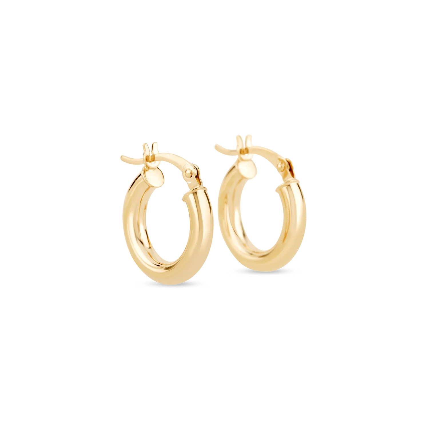 Tiny Hollow Hoop Earrings | Stone & Strand