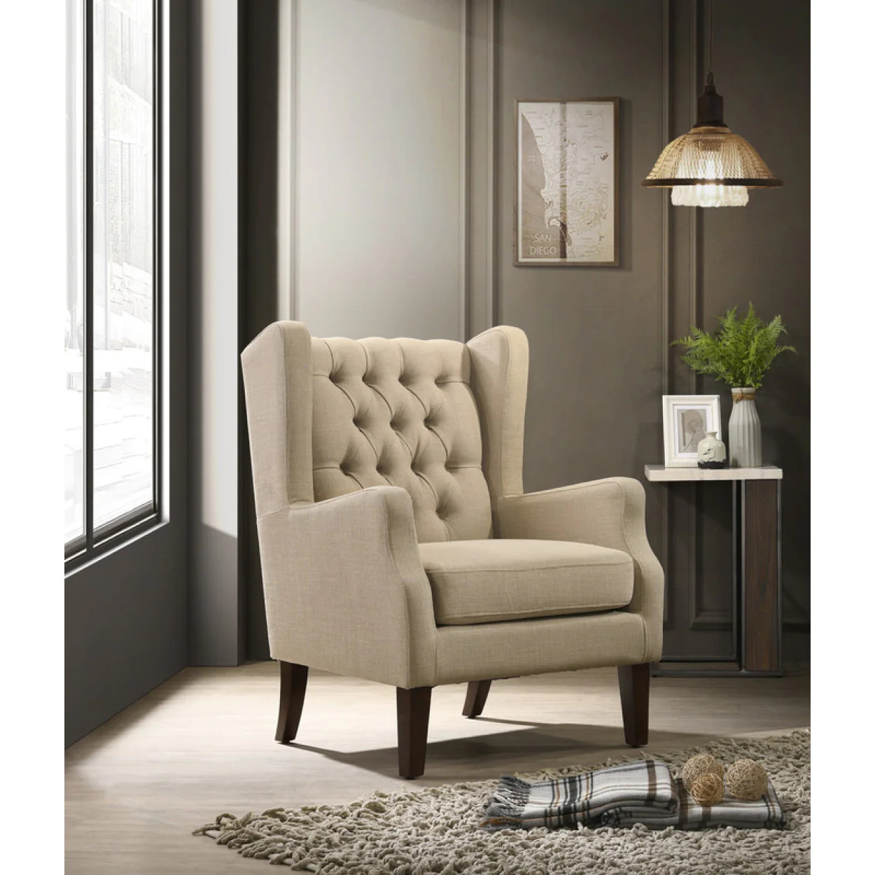Chair/Accent Seating in Linen | Shop Simon