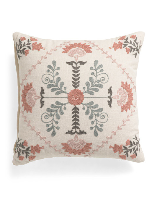 20x20 Marlo Floral Pillow | TJ Maxx