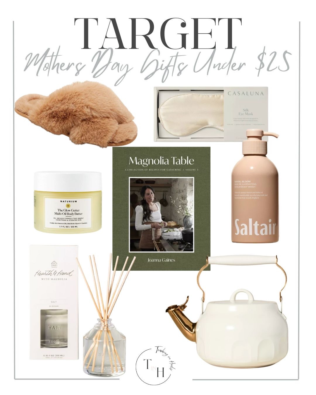 Mother’s Day  Mother’s Day gifts  Mother’s Day gift ideas  target Mother’s Day  Mother’s Day under $25  body wash  cook book  tea kettle 

#LTKSeasonal #LTKGiftGuide #LTKSaleAlert
