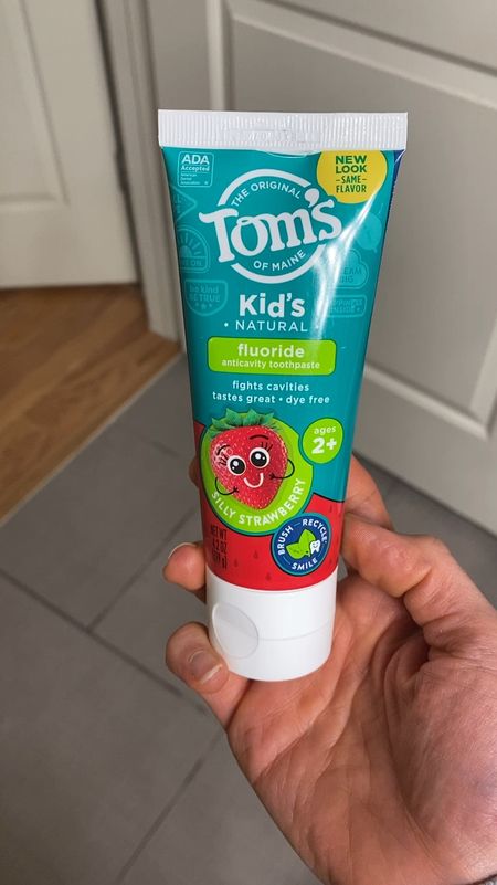 Tom’s Strawberry toothpaste 

#LTKfindsunder50 #LTKVideo #LTKbeauty