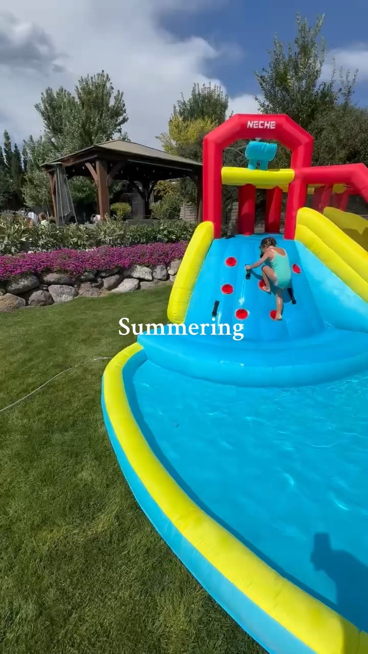 Huge water slide perfect for all ages! #walmart 