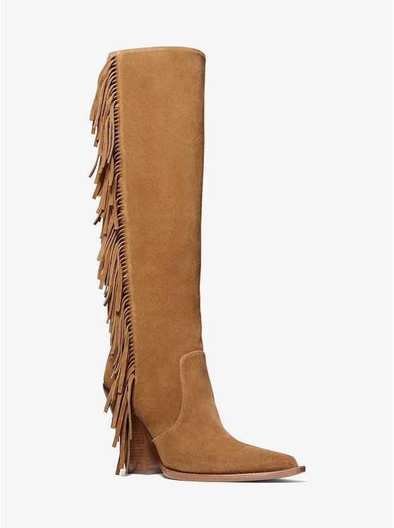 Micki Fringed Suede Boot | Michael Kors US