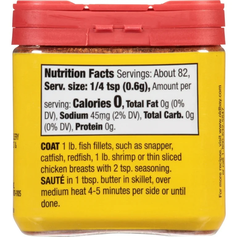 OLD BAY Kosher Blackened Seasoning, 1.75 oz Can - Walmart.com | Walmart (US)