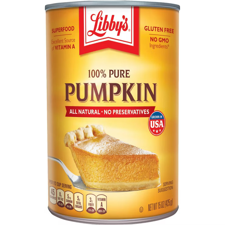 Libby's 100% Pure Pumpkin - 15oz | Target