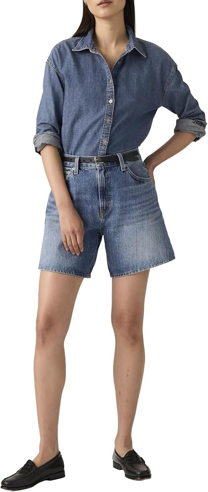 Levi's Women's High Rise Baggy Shorts | Amazon (UK)