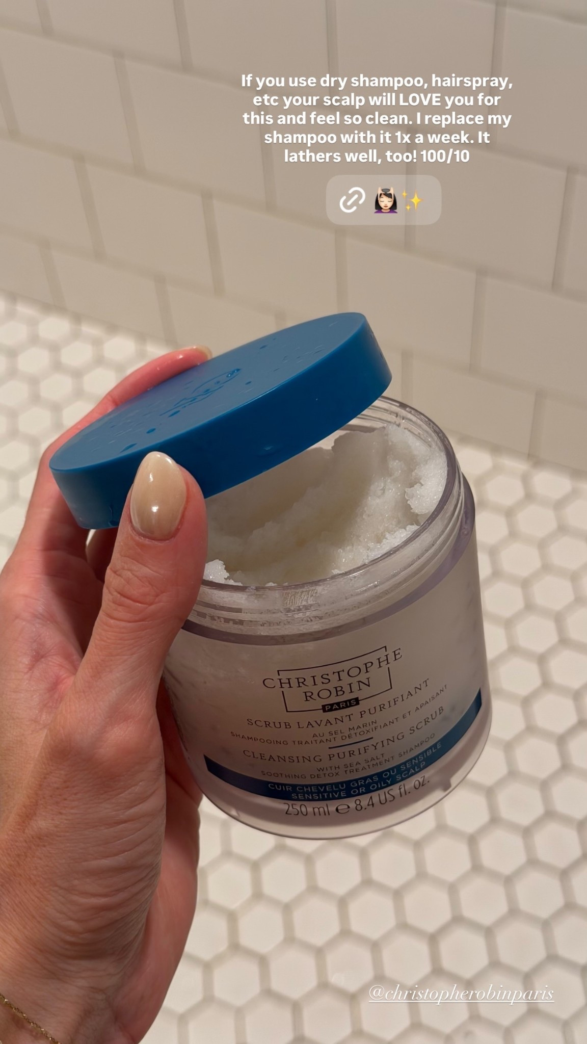 If you use dry shampoo, hairspray, etc your scalp will LOVE you for this and feel so clean. I replace my shampoo with it 1x a week. It lathers well, too! 100/10

#LTKBeauty #LTKgrwm #LTKmorningroutine