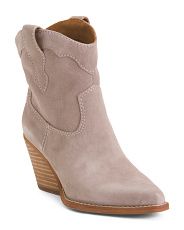 Suede Oiled Western Boots | TJ Maxx