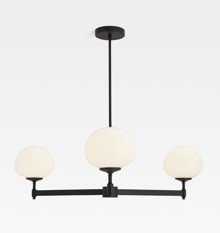 Amelia 3 Light Chandelier | Rejuvenation