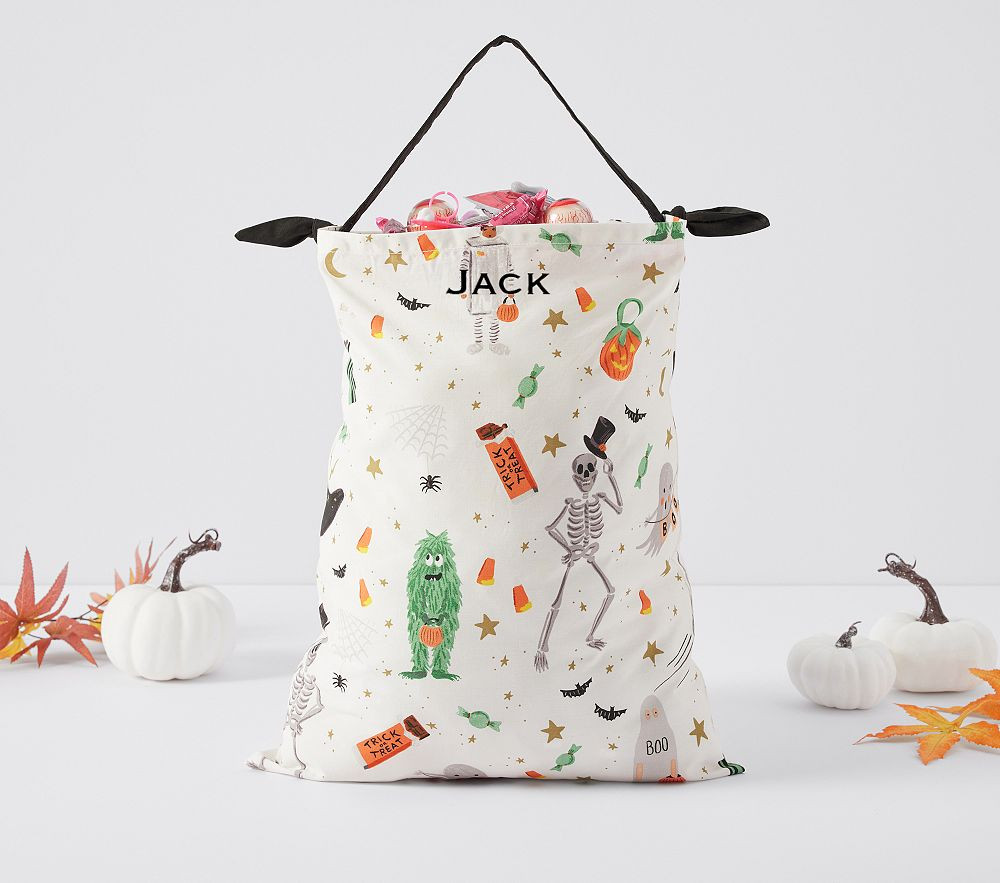 Rifle Paper Co. Glow-in-the-Dark Halloween Pillowcase Treat Bag | Pottery Barn Kids