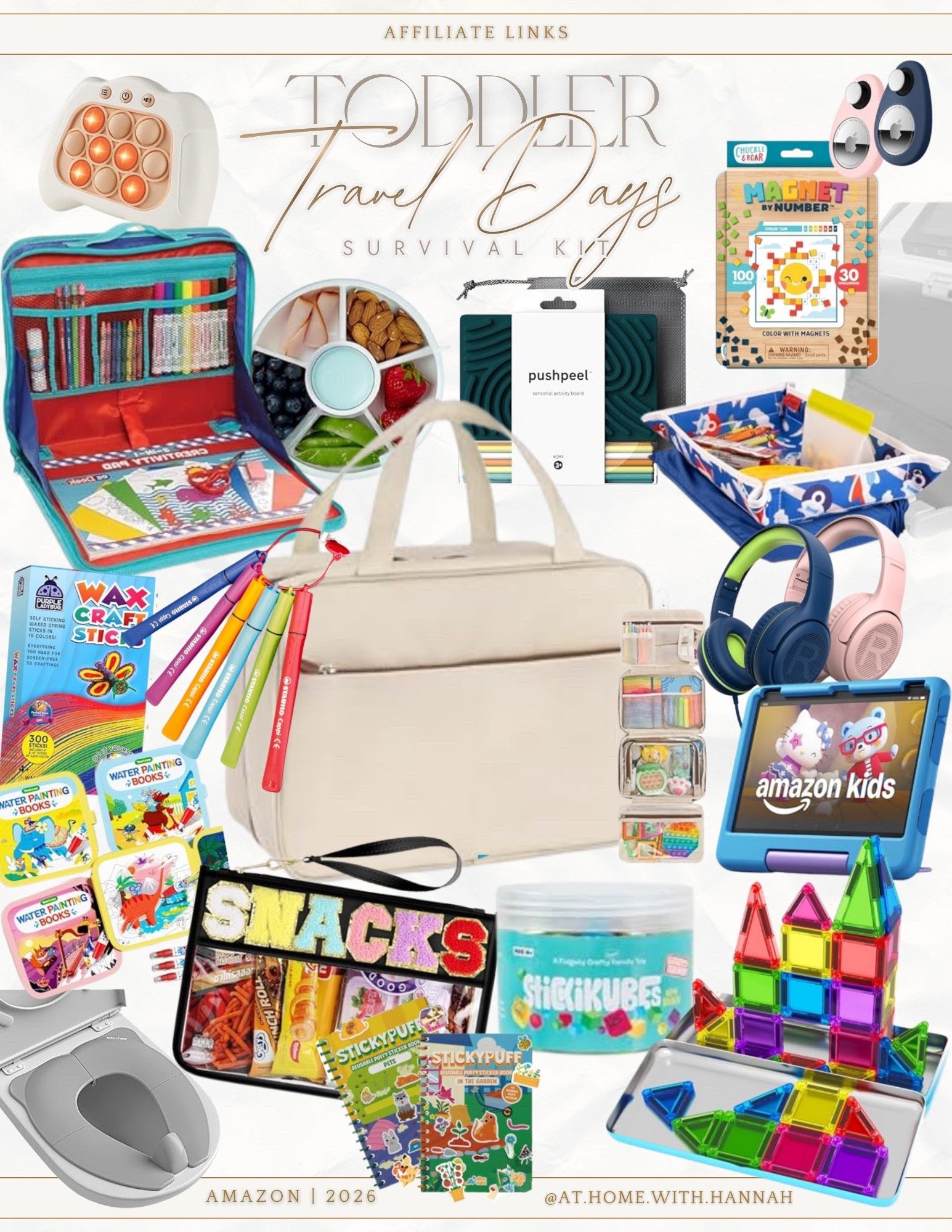 Toddler travel essentials for flights, road trips, and vacation days ✈️

Mess-free activities, travel toys, kids headphones, snack containers, sensory toys, coloring, and easy airplane entertainment for toddlers that can help keep little ones busy on the go.

The exact ones are linked below so you can save this for later and shop what you need before your next trip 🤍



toddler travel essentials, kids travel activities, plane activities for toddlers, road trip essentials for kids

#LTKmomlife #LTKTravel #LTKKids