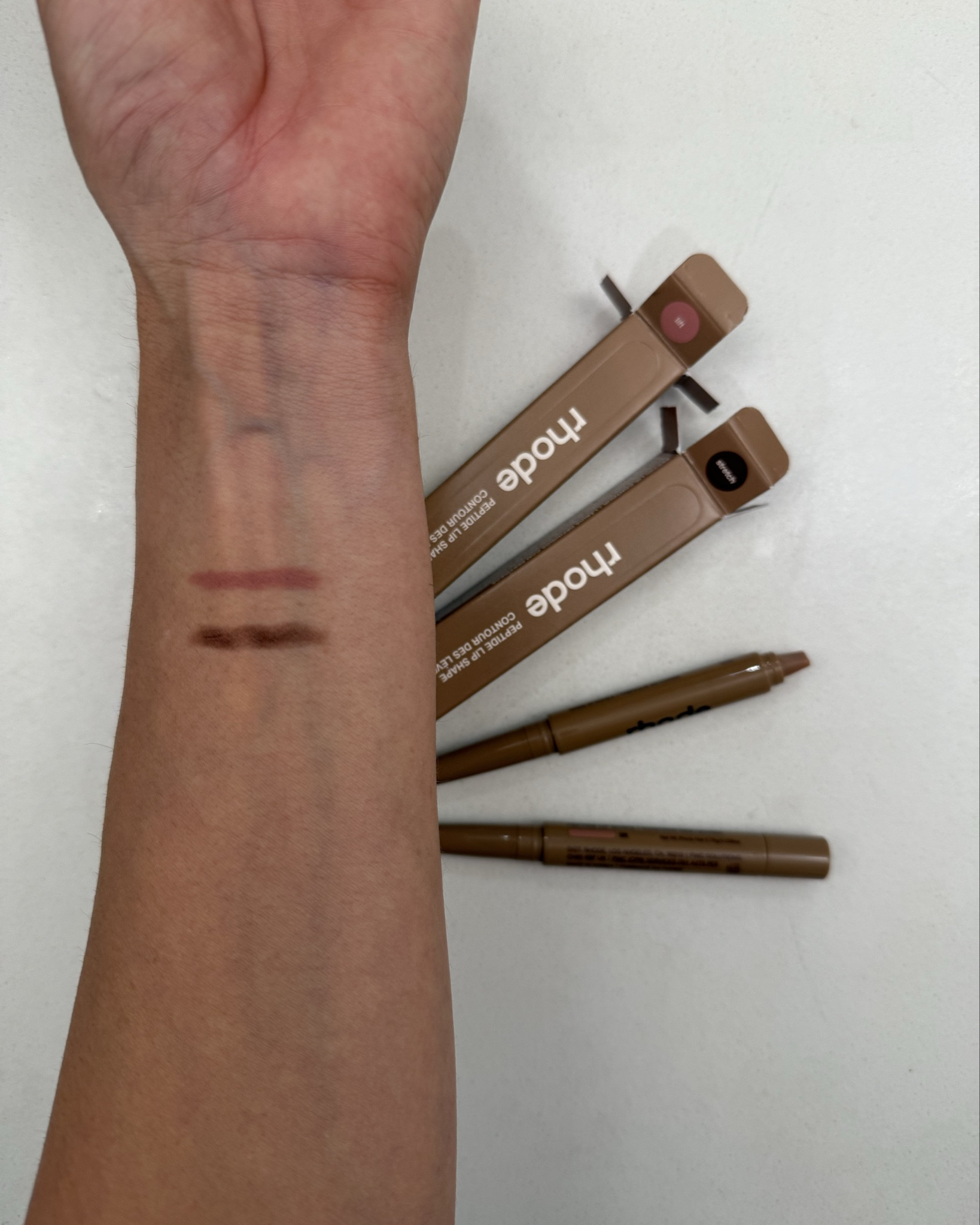 The lip liners I grabbed: Rhode
• Lift 🤎
• Stretch (obsessed)

#LTKBeauty #LTKStyleTip #LTKGiftGuide