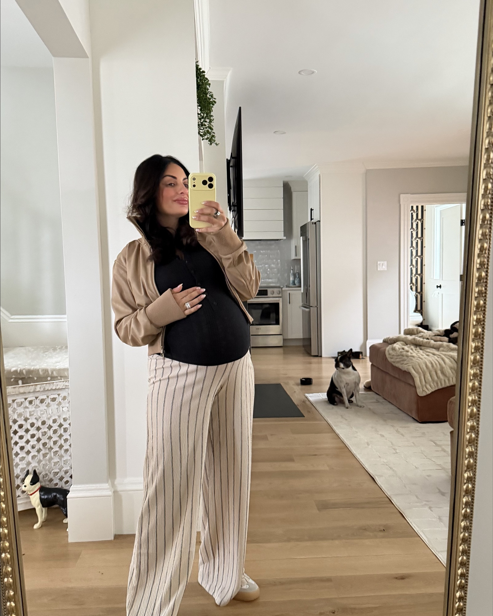 🖤 the most comfy maternity pants🖤
Cropped Zara jacket size medium 

#LTKootd #LTKBump #LTKdayinmylife