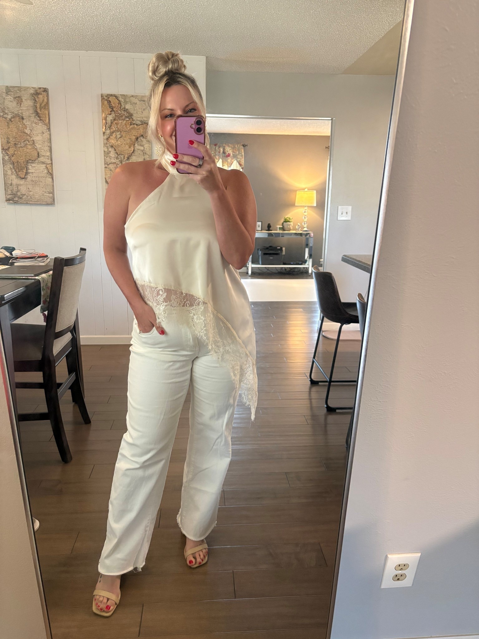 The sun is out and this asymmetrical top is perfect for spring and summer! Lots of colors to choose from!

Asymmetrical top. Spring outfit. Date night. GNO outfit. White jeans. Summer outfit. Halter top

Follow my LTK @EmilyAnneGardnerdeMendez on the @shop.LTK app to view this post and get my exclusive app-only content!

#liketkit #LTKSaleAlert #LTKgrwm #LTKootd
@ltk 

#LTKgrwm #LTKdayinmylife #LTKootd