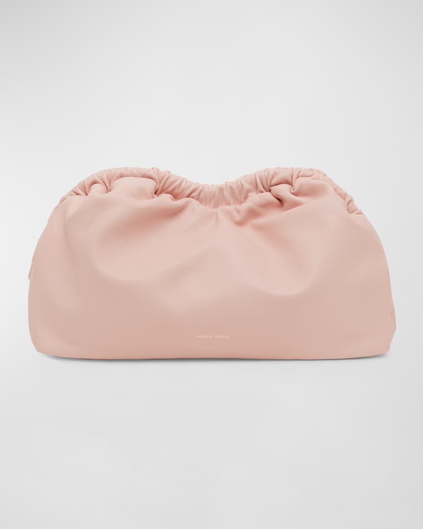 Mansur Gavriel Soft Ruffled Clutch Bag | Neiman Marcus