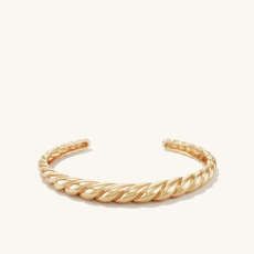 Croissant Dome Cuff Bracelet | Mejuri (Global)