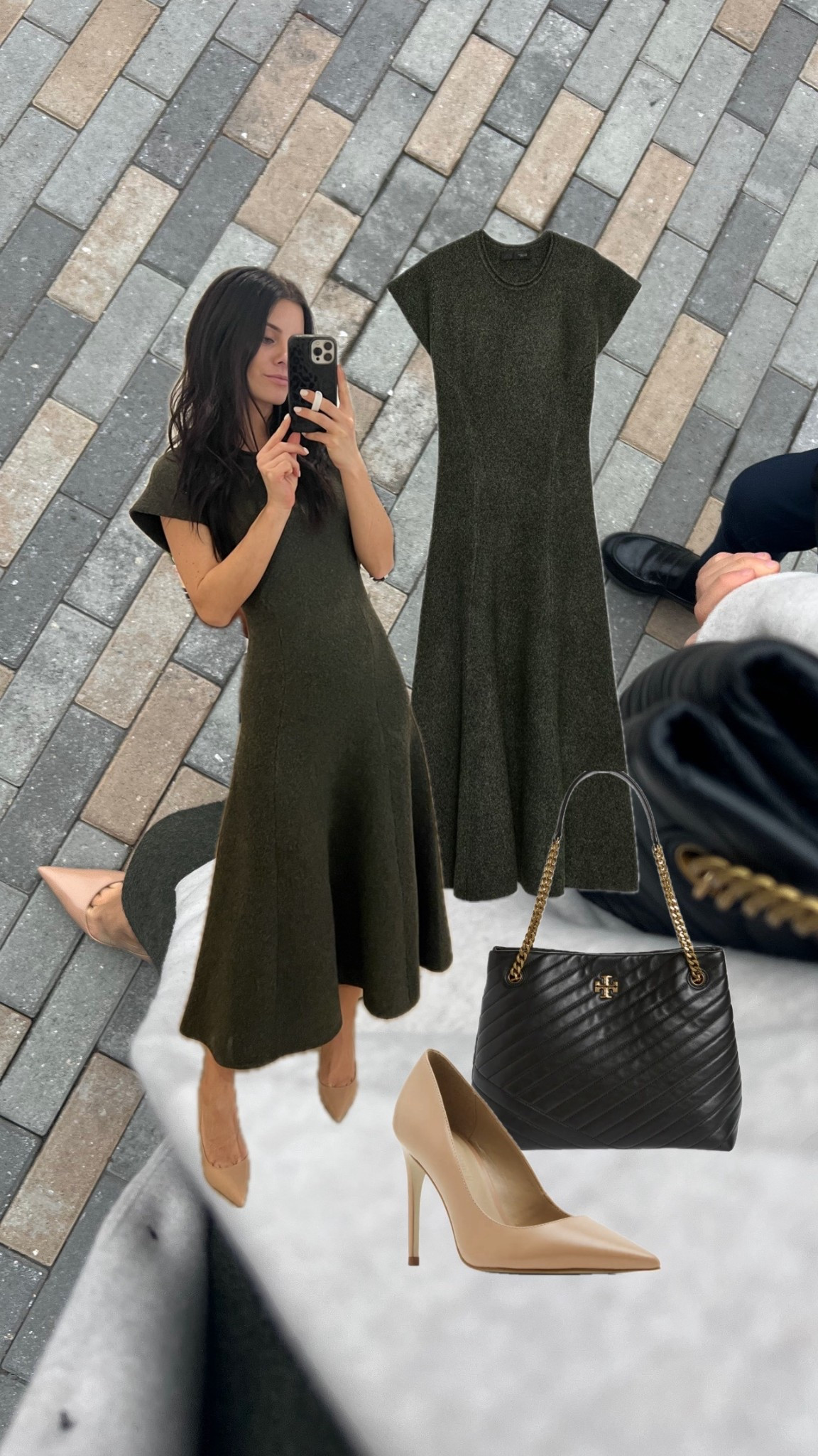 Sweater dress (small) the quality and softness is incredible!!
Shoes and bag are on sale!

#LTKmomlife #LTKSaleAlert #LTKHoliday