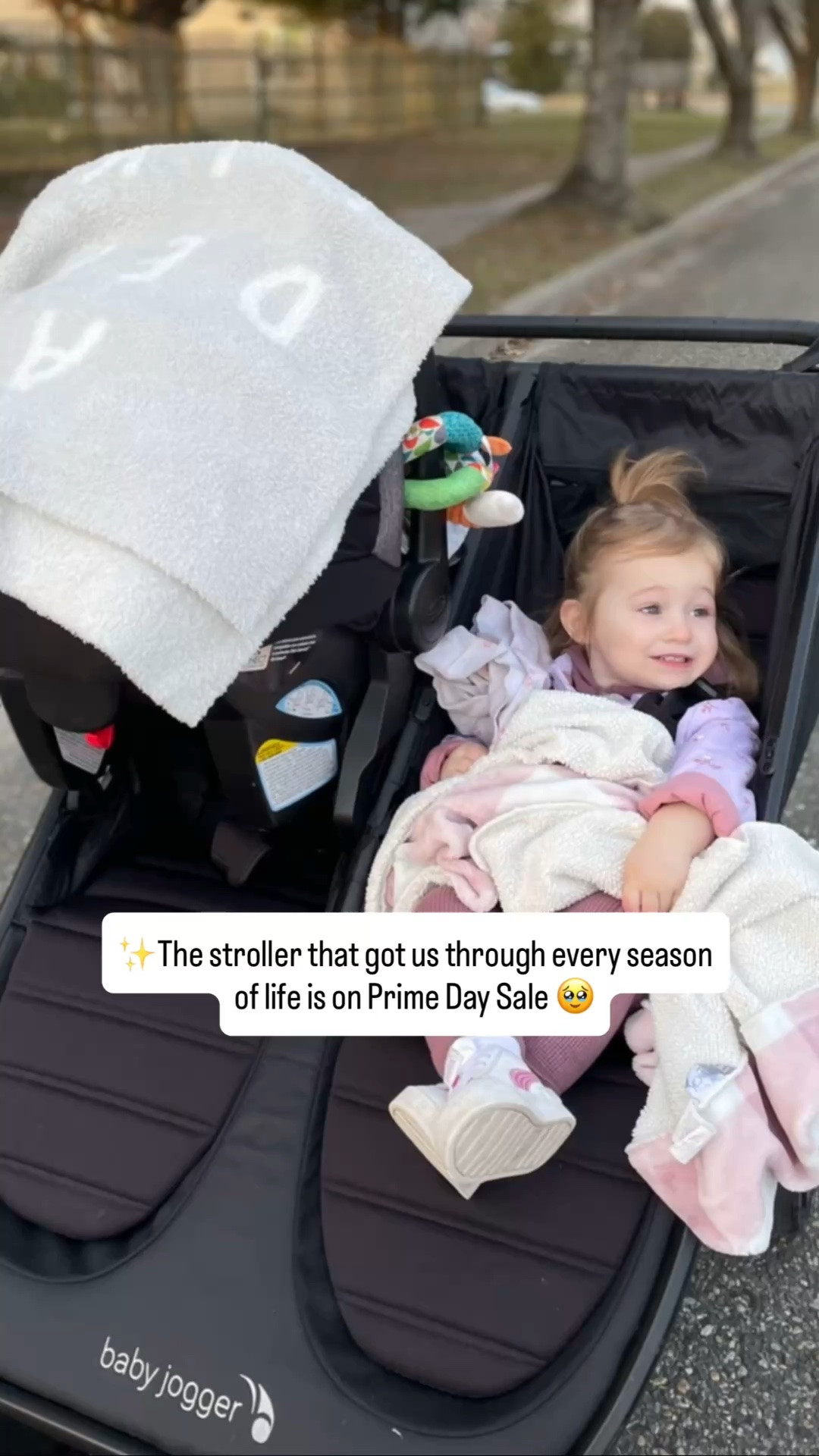 The stroller that got us through every season of life❤️

From zoo trips, neighborhood walks, Disney vacations, boardwalk adventures, aquarium visits, and countless stroller naps… this stroller has been along for some of our favorite family memories.

Three kids later, there are a few reasons I’d buy it again in a heartbeat:

✨ Infant car seat compatible
✨ Both seats recline
✨ Adjustable footrests that come up for comfortable stroller naps
✨ Ventilated seats for airflow
✨ Extra-long sun shades for added darkness during naps
✨ Huge storage basket underneath (my diaper bag lived there)
✨ Easy enough for me to open and close by myself
✨ And my favorite feature… it’s side-by-side AND still fits through standard doorways

Before our second baby was born, my husband and I spent hours in Babies “R” Us pushing, folding, comparing, and testing strollers. We wanted one stroller that could handle everything life with multiple kids would throw at us.

This was the one we chose—and three kids later, I’d choose it again in a heartbeat.

Unlike many tandem strollers, my kids never seemed to outgrow this one because they actually had room to stretch their legs.

Looking through these photos feels like watching my babies grow up all over again. 🥹

If you’re in the season of life where you’re researching strollers, this one is on Prime Day sale today and it’s one of the best baby purchases I’ve ever made.

🔗 Comment STROLLER and I’ll send it right over or check out my storefront 🫶🏻

#LTKmomlife #LTKKids #LTKBaby