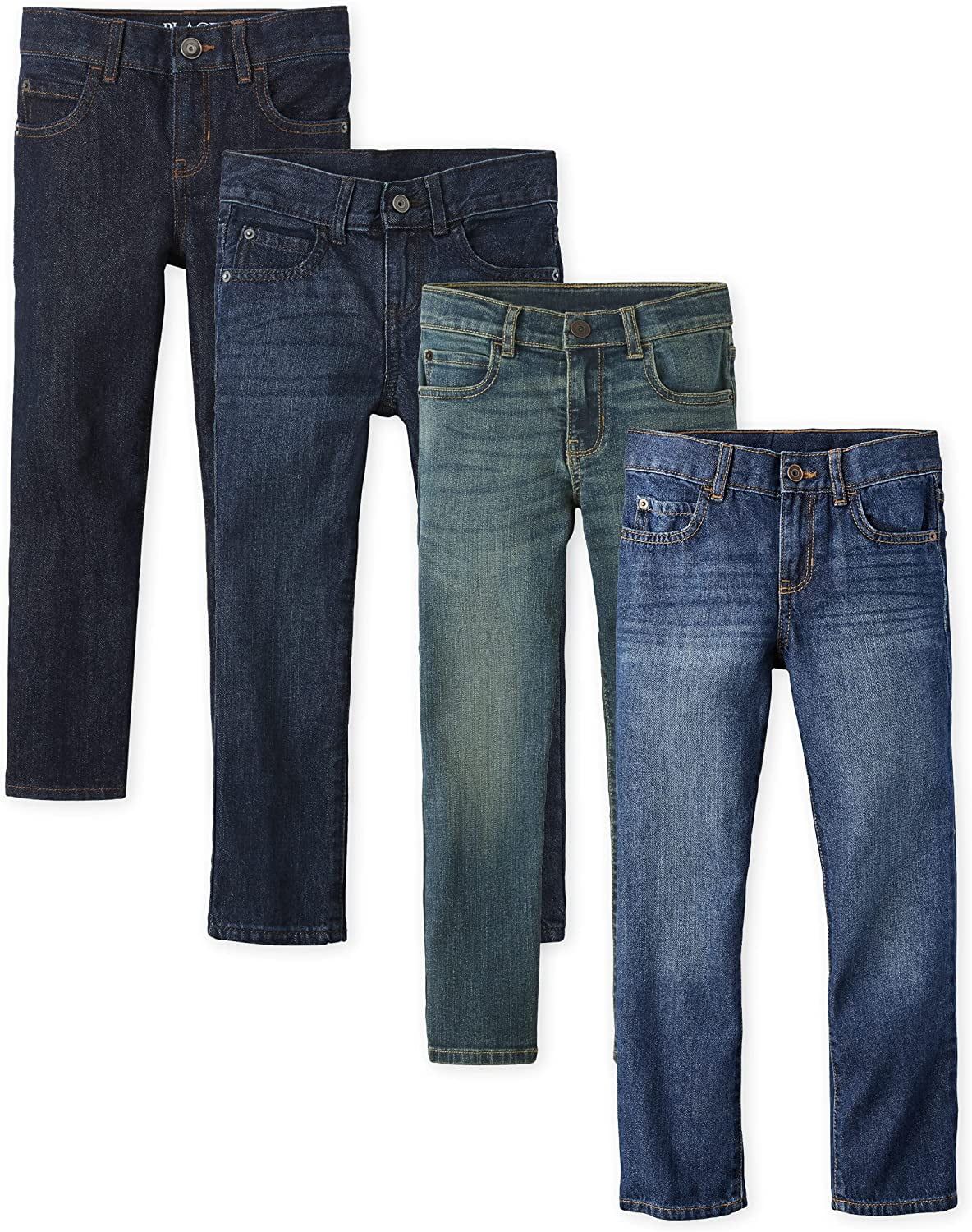 The Children's Place Boys Straight Jeans, 4-Pack, Sizes 4-16 | Walmart (US)