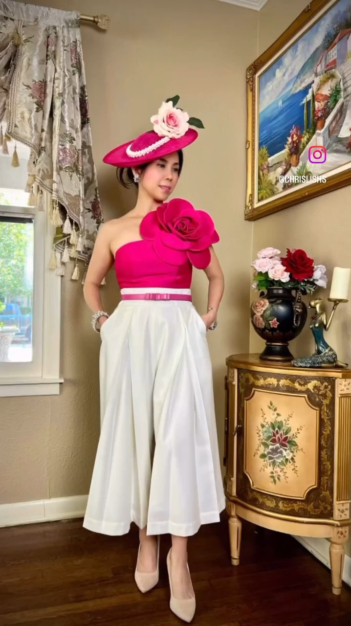 Part I -💞These are outfits for Afternoon High Tea parties or any occasion, and all are available in the LTK shop. 

💞Some of you are asking why my items are more expensive than others. If you buy from me, you’ll see the high quality and understand that the prices are reasonable, as you would already know from your previous purchases. Nice, beautiful, and high-end items take a longer time to make!
———
👗👒 by: @chrislishs 
———

#chrislishs #highfashion #couturefashion #occassionwear #ascot

#LTKNYFW #LTKVideo #LTKStyleTip