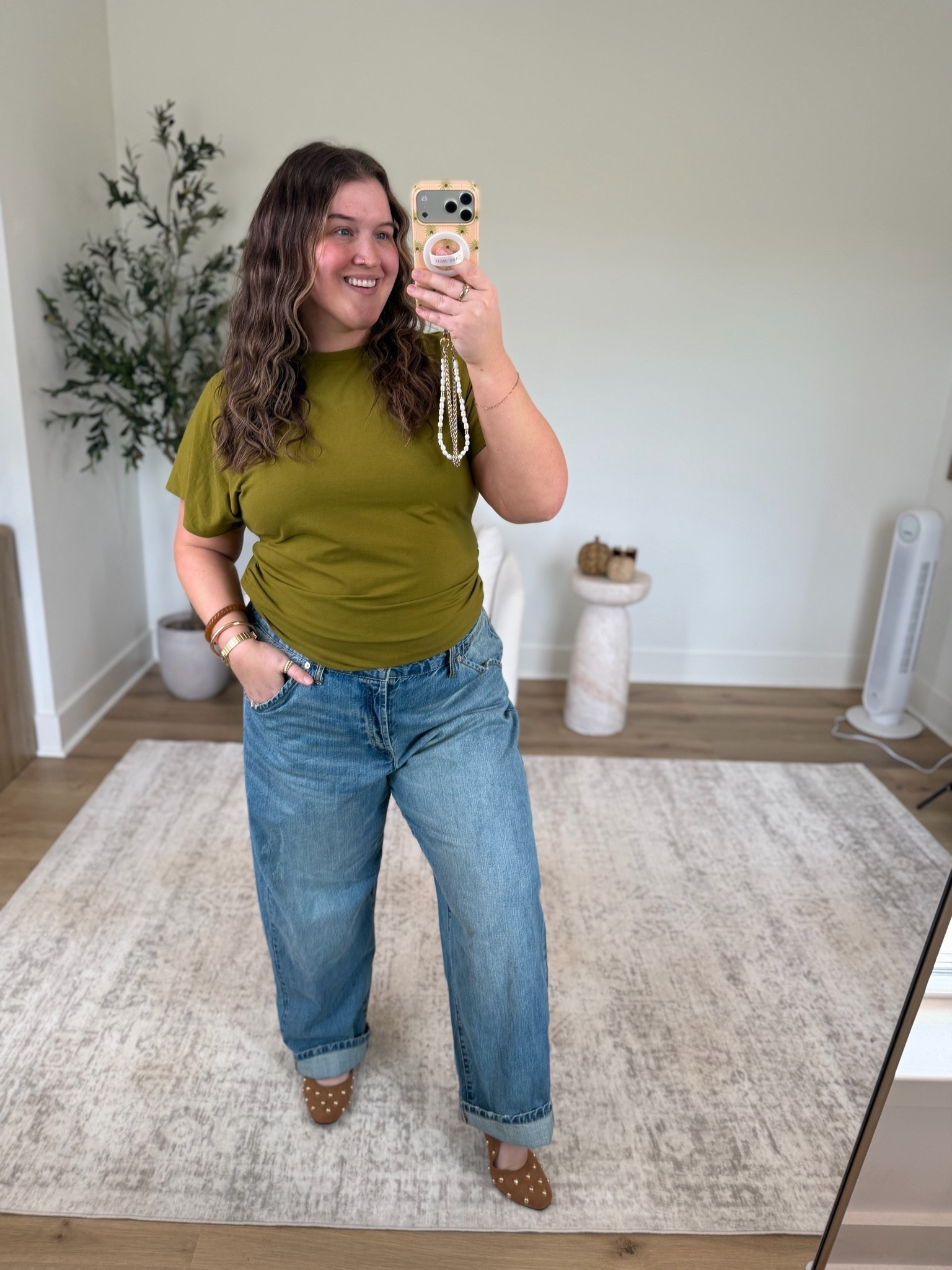 Casual outfit of the day for appointments and errands 🌿 I’ve been really into “weird” shades of green lately. This top is under $15 wearing a size XXL + 18 jeans

#LTKootd #LTKPlusSize #LTKSeasonal