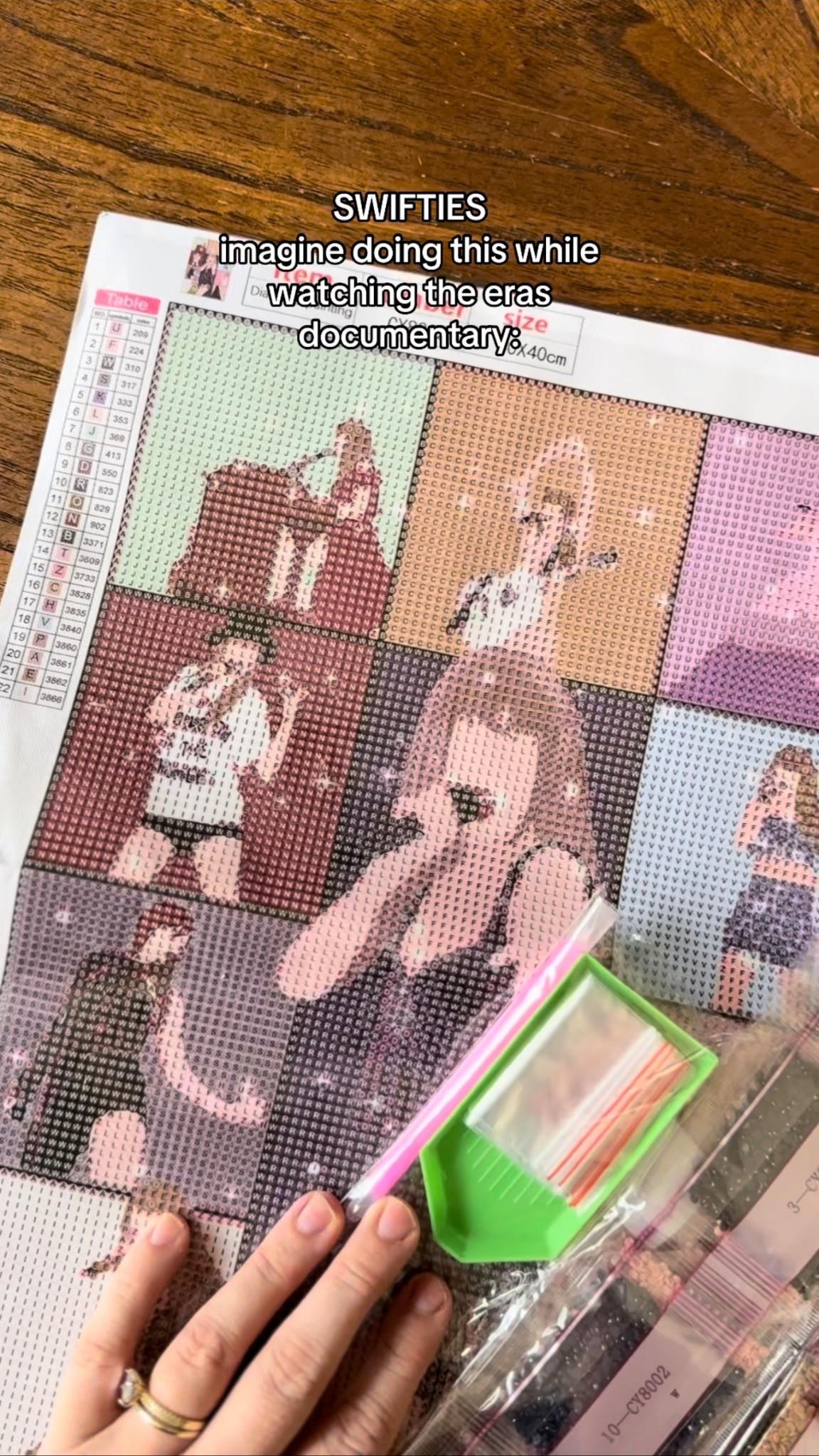 Me saying “just one more row” for the third hour straight 💎🎨 The Swiftie Diamond Painting turns downtime into sparkling fun while creating a piece you’ll actually want to display.

#LTKgrwm #LTKootd #LTKdayinmylife