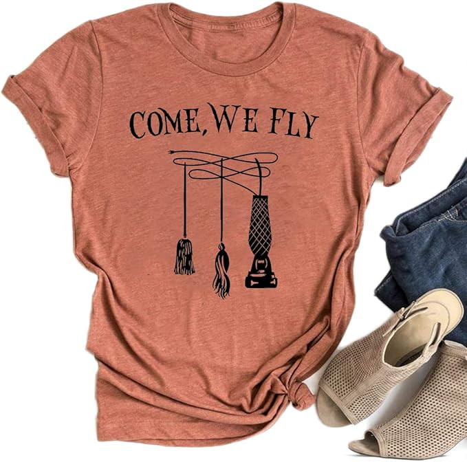 Hocus Pocus Halloween Shirts for Women Fall Tee Shirt Classic Halloween Movie Tops | Amazon (US)