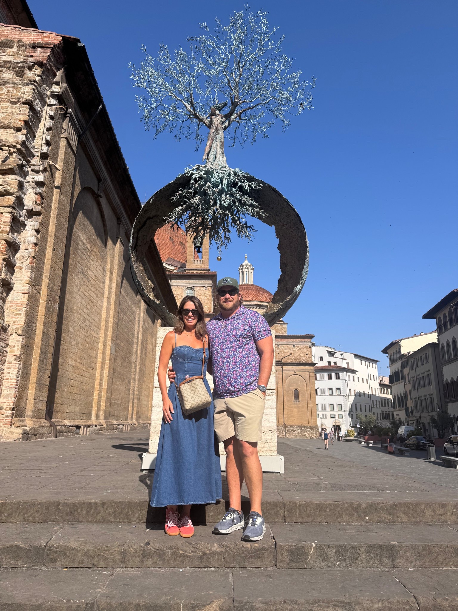 Firenze- I fell in love with you. 
Walking around in my Adidas Spezial sneaks was perfect to tour this amazing city. Cute and comfy! I paired it with my go to denim maxi. Both fit TTS! 

#LTKTravel #LTKShoeCrush #LTKSeasonal