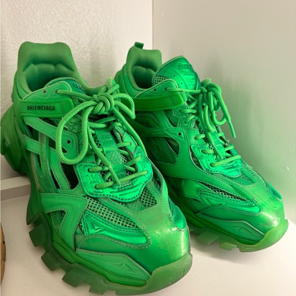 ULTRA RARE Green Balenciaga Sneakers - Sz42 | Poshmark