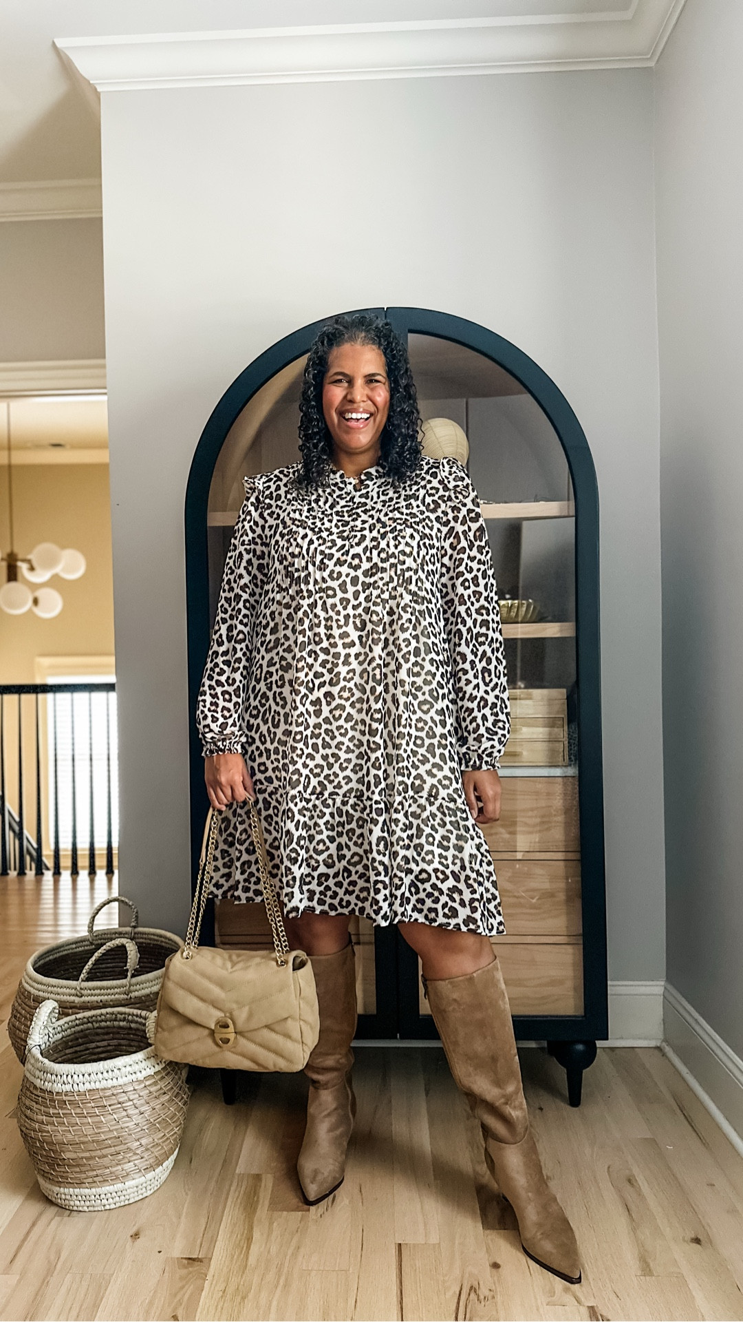 Wearing size xxl in dress. True to size and fully lined. Under $15 right now.

#LTKSaleAlert #LTKMidsize #LTKPlusSize