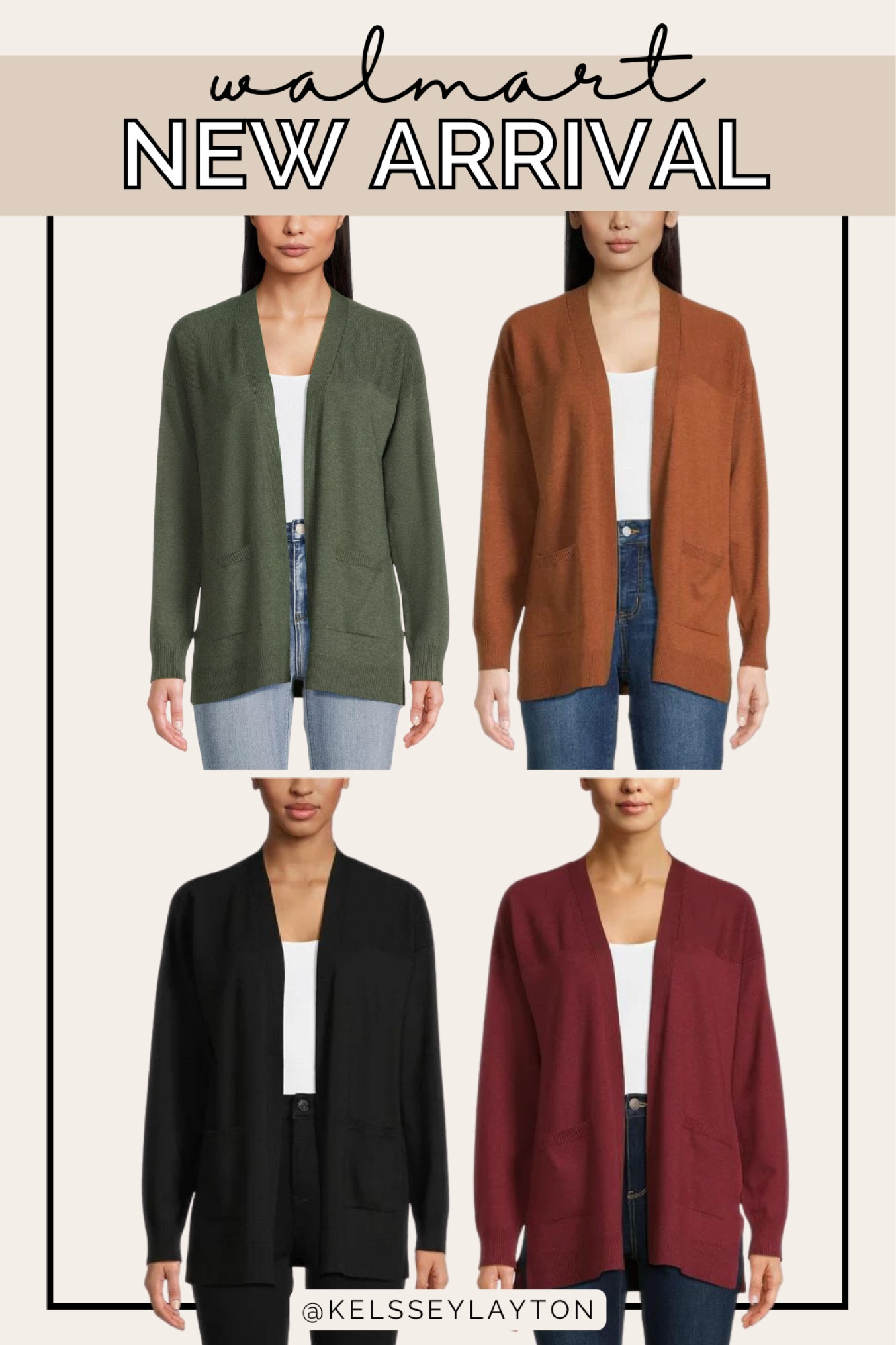 Walmart new arrival, time and tru cardigan 

#LTKSeasonal #LTKstyletip #LTKfindsunder50