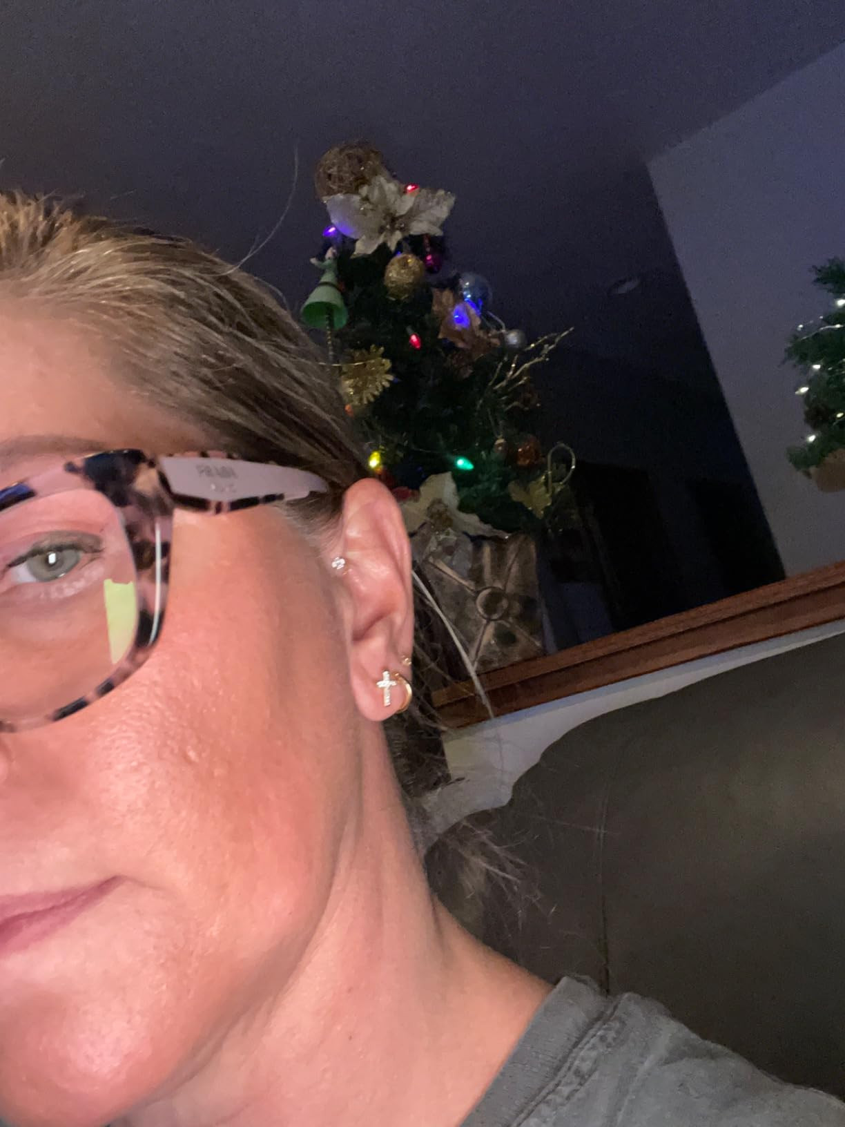 PAVOI 14K Gold Plated Sterling Silver Posts Cross Earrings for Women | Small Religious Faith Cubi... | Amazon (US)