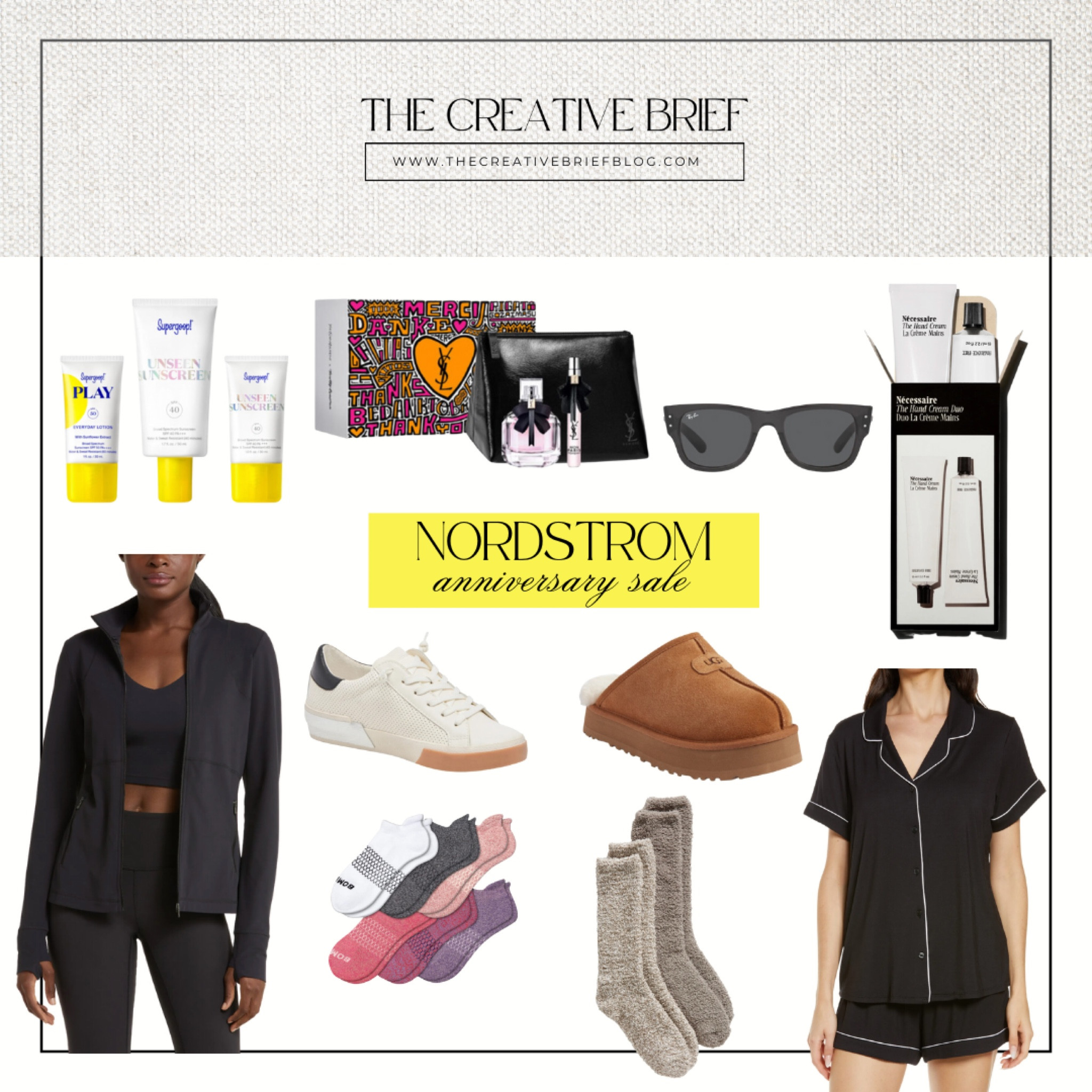 Nordstrom Anniversary Sale Picks

Nordstrom sale, Ugg, Uggs, YSL beauty, supergoop, necessaire lotion, body wash, rayban, pajamas, pjs, YSL fragrance, bombas, barefoot dreams 

#LTKshoecrush #LTKxNSale #LTKsalealert