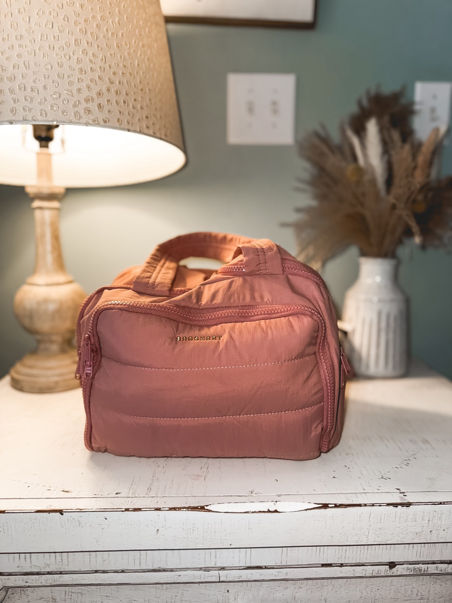 When your travel toiletry bag can fit makeup, brushes, serums, lotions, and hair care you know it’s a keeper! Off to Maryland this week with my BagSmart fav 💄✨ It comes in tons of colors to choose from. You seriously will LOVE this bag. 

#LTKItBag #LTKTravel #LTKGiftGuide