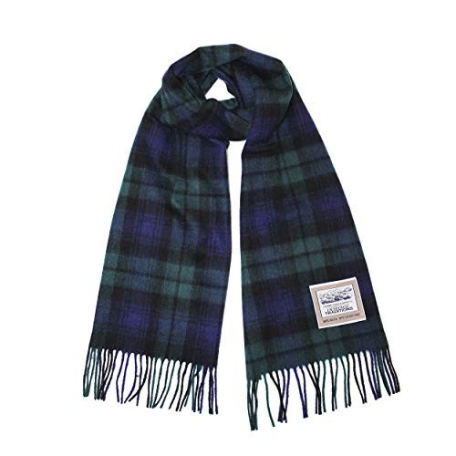 Heritage Traditions 100% Pure Wool Tartan Scarves Shawls and Wraps (Black Watch) | Amazon (UK)
