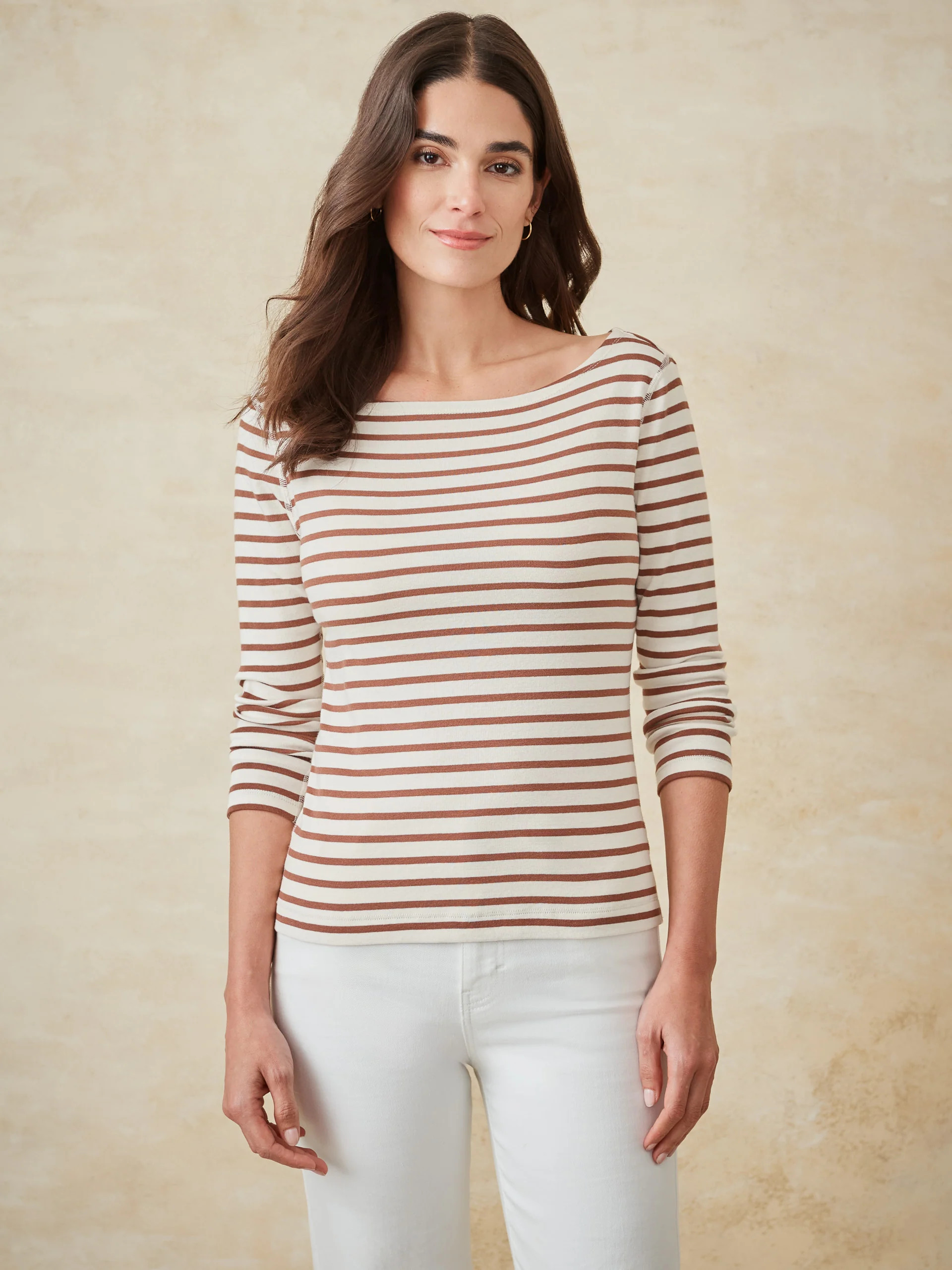 Goldie Tee in Stripe | J.McLaughlin