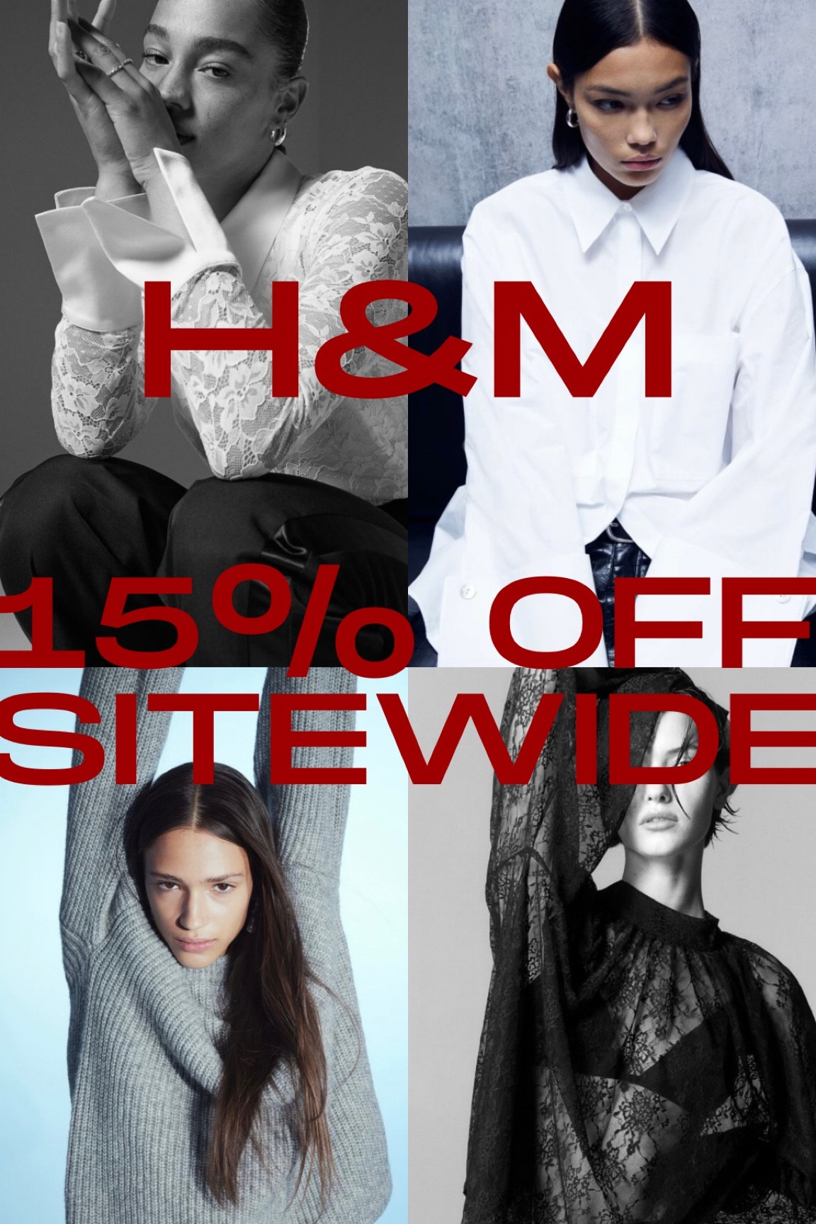 H&M 15% off site wide! Best picks online 

#LTKHoliday #LTKsalealert #LTKfindsunder50