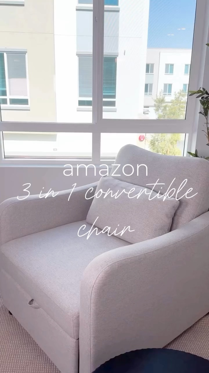 A M A Z O N  F U R N I T U R E
f a v o r i t e ✨🪑

This one piece of furniture can do so much! Great for small spaces! Turns from an accent chair into a chaise lounge then to a comfy guest bed. 🤍

Inventory comes and goes quickly. Comes in other colors but stock fluctuates with availability.

#neatlyembellished #professionalorganizer #homeorganizer #homeorganizing #organization #organizingideas #organizingtips #organizinghacks #organizedhome #organizedmom #organizedlife #amazon #amazonmusthaves #amazonfavorites #amazonfinds #amazonfaves #amazoninfluencer #amazoninfluencerprogram #amazonhome #homefinds #furniturefinds #amazonfurniture #homesweethome #homedecor #homedecorideas