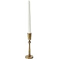 Creative Co-Op Hand-Forged Metal Taper, Antique Brass Finish Candle Holder | Amazon (US)