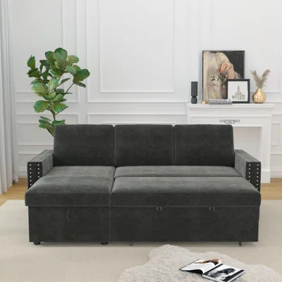 Sofa Bed With Pull And Copper Nail | Wayfair North America