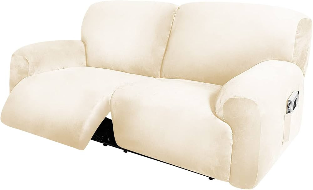 ULTICOR Extra Wide 75" - 100", Reclining 2 Seater Sofa, Extra Wide Reclining Love Seat Slipcover,... | Amazon (US)