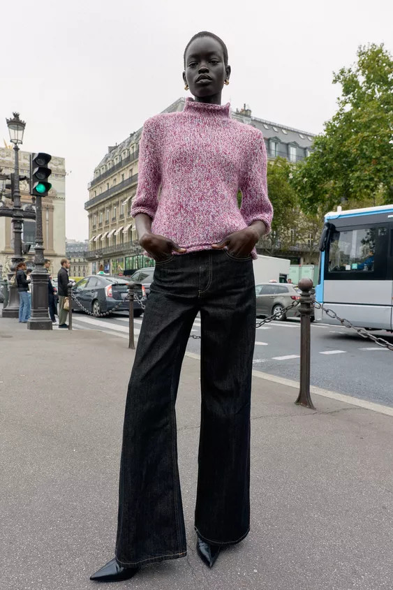 MULTICOLOURED KNIT JUMPER | Zara UK