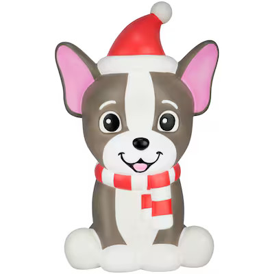 Holiday Living 24.02-in Freestanding Blow mold with White LED Lights Lowes.com | Lowe's