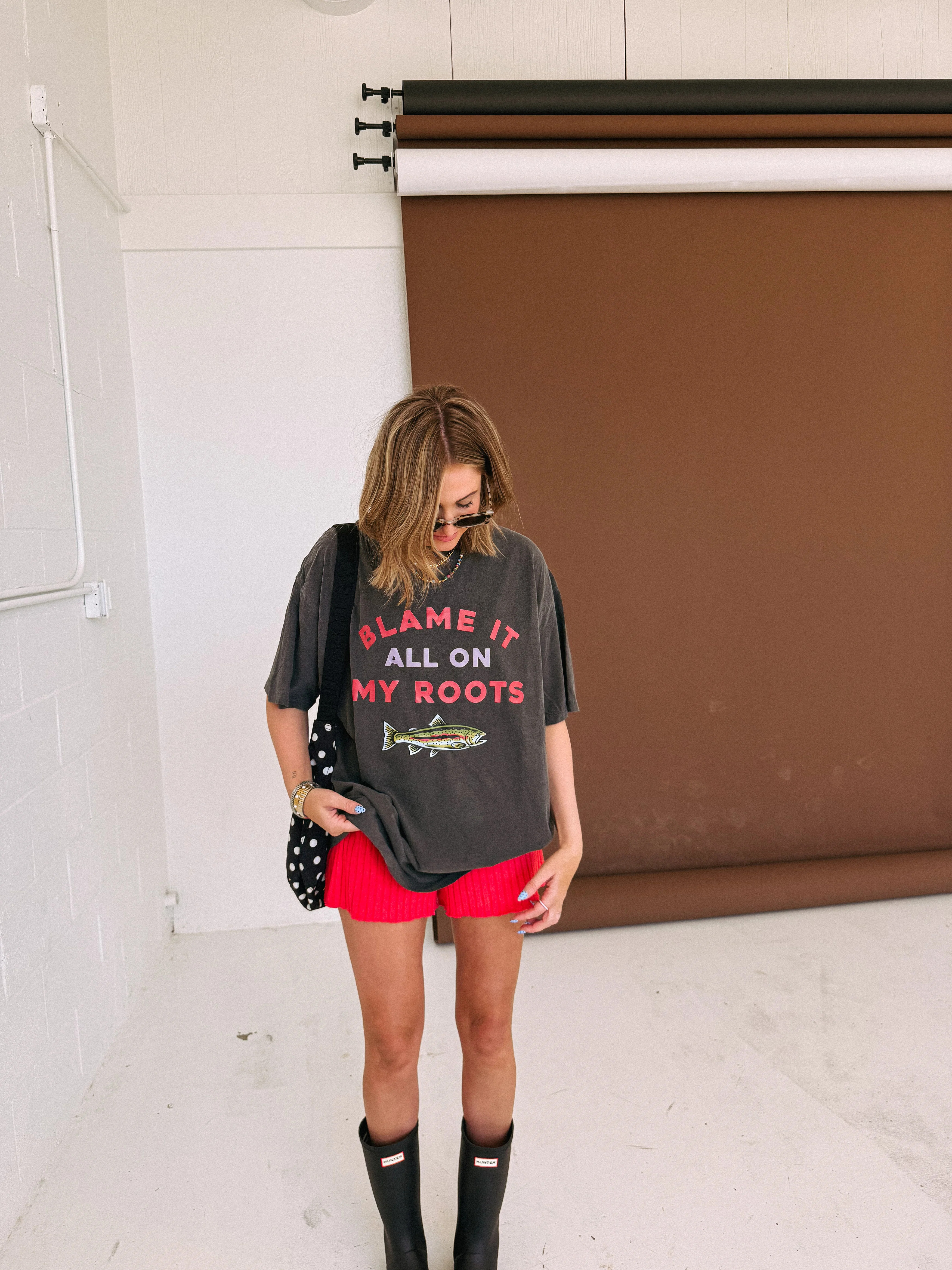 ETTA OG | blame it on my roots graphic tee - charcoal | Etta+East