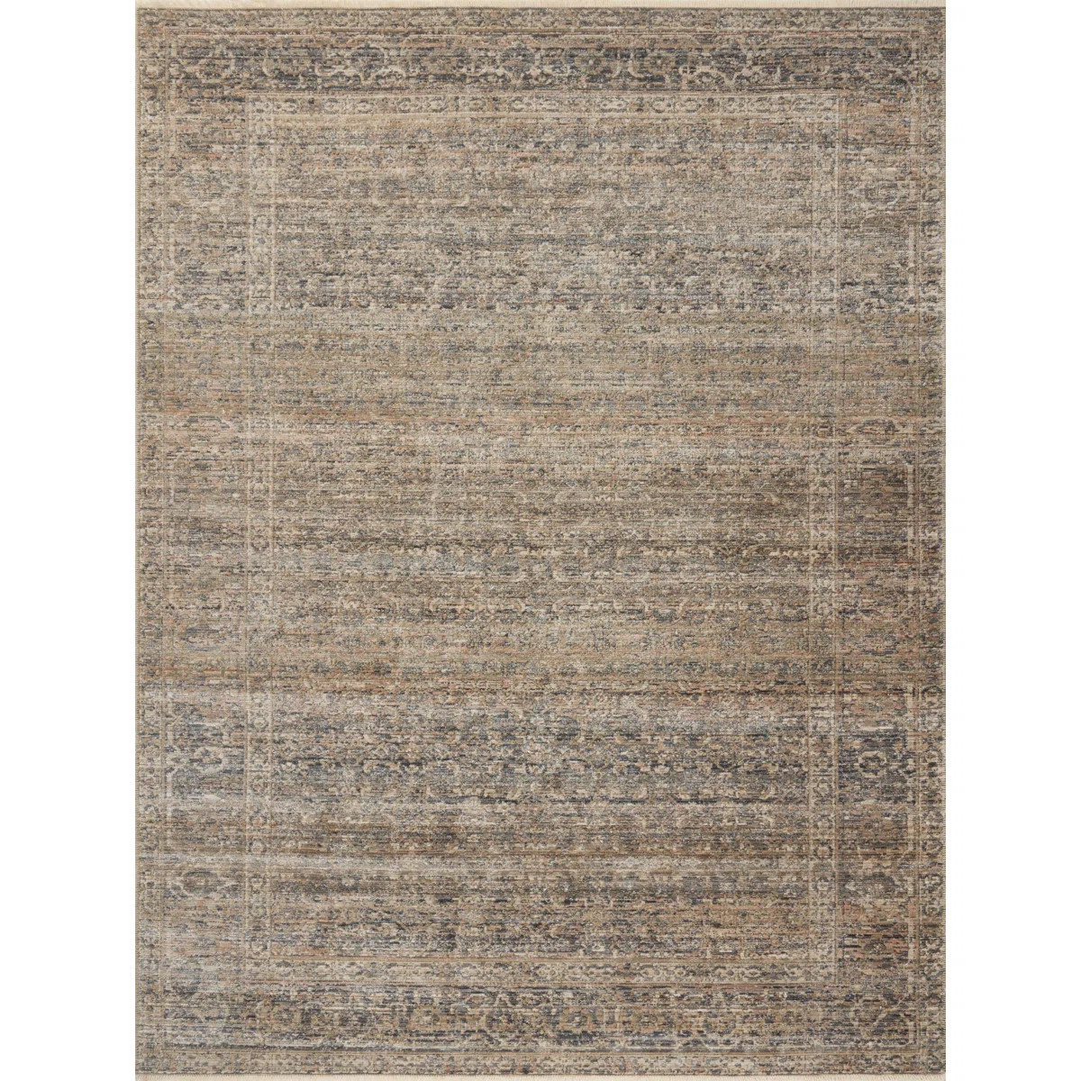 Amber Lewis x Loloi Molly Navy / Blush Area Rug | Wayfair North America