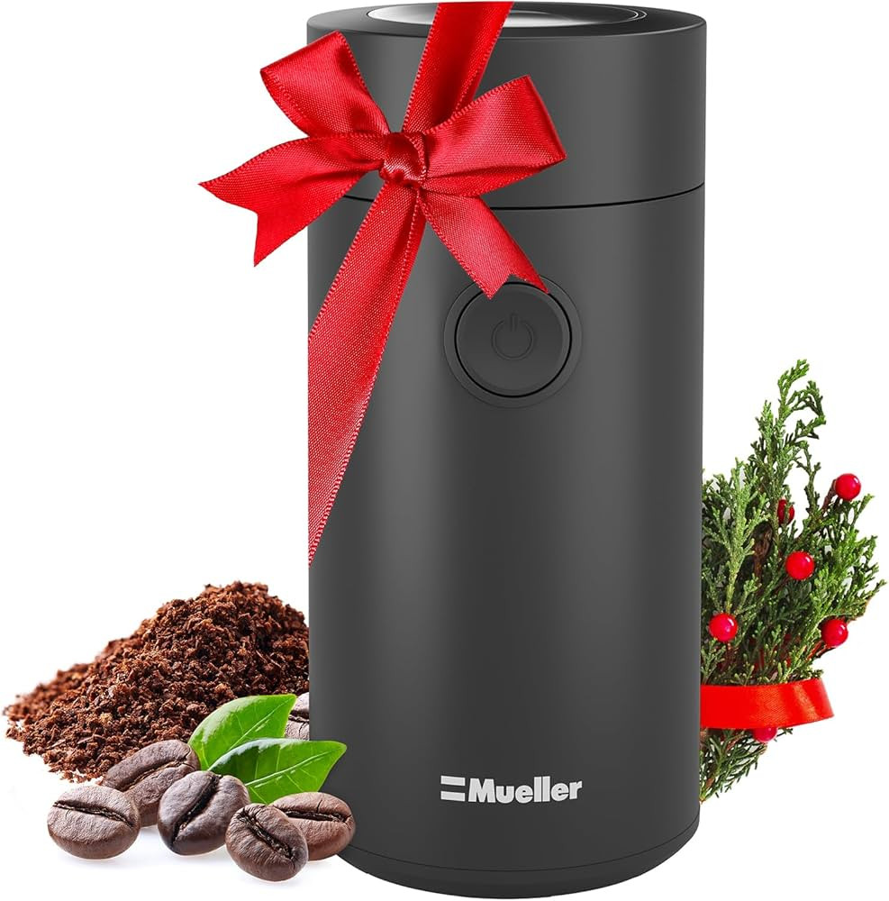 MuellerLiving Electric Coffee Grinder for Spice, Nut, Herbs and Coffee Beans, Sharp Blade, Stainl... | Amazon (US)